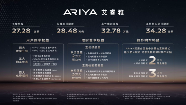 超27万起售的日产ARIYA，值不值得大家“为爱买单”？