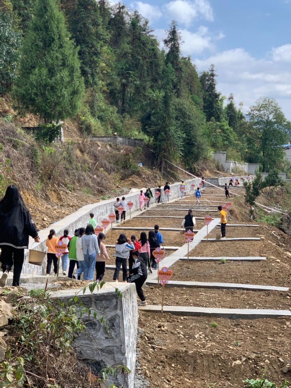 播撒清廉的种子收获劳动的快乐龙山县桂塘镇九年制学校开展清廉劳动