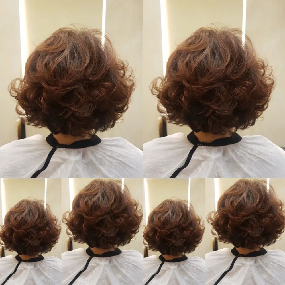 满头烫层次短发波波头,洋气立体真瘦脸,你最喜欢哪一种插图4