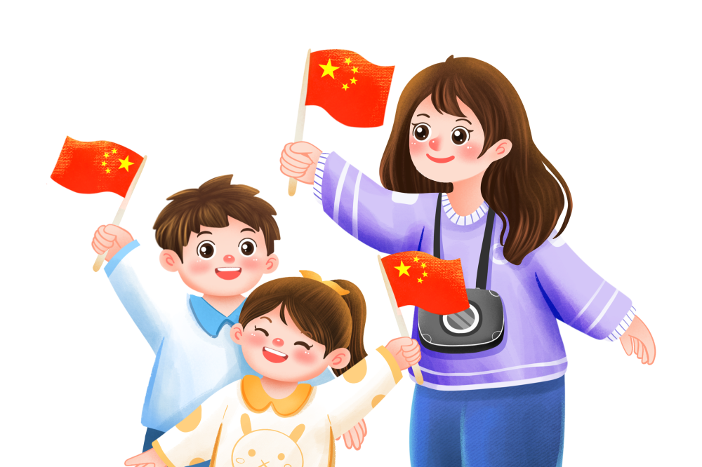 有些热爱无法用言语表达,那就一起来和国旗合个影吧!