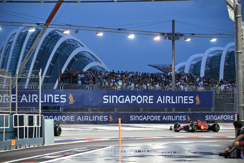 (体育)赛车——f1新加坡大奖赛举行第三轮练习赛_腾讯新闻