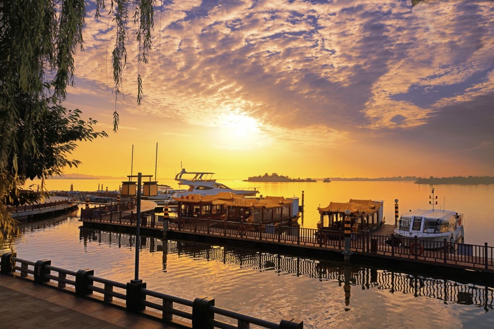 常德:碧波浩渺柳叶湖,流烟飞霞"云梦泽"