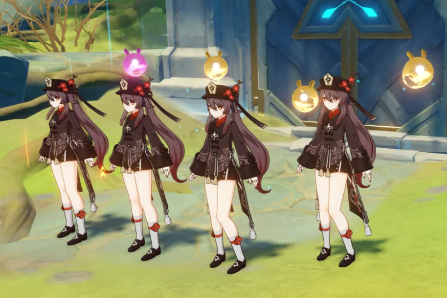 原神胡桃搭配女仆一分钟一个盾这才是和胡桃最搭的四星角色