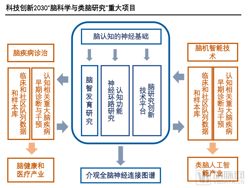 年,我国正式启动了百亿级的科技创新2030重大项目"脑科学与类脑研究"