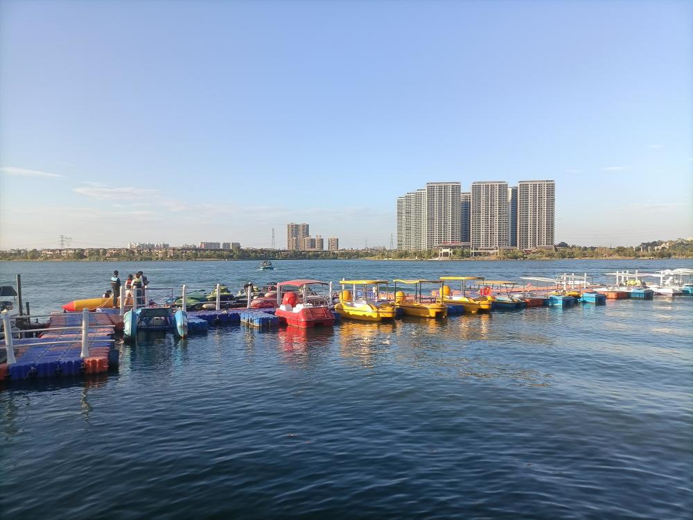 孝感最美地標:漢川市天嶼湖,國慶節長假網紅首選打卡地,也是武漢後