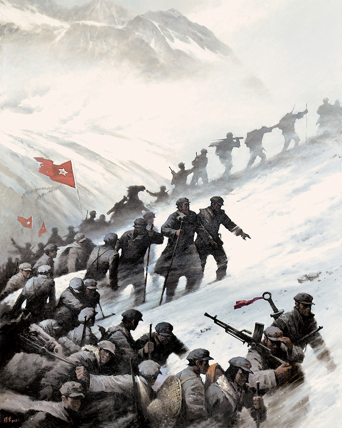 也许他意识到将不久于人世,但作为一个爬雪山,过草地,枪林弹雨中走