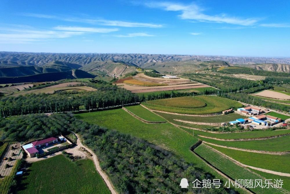 如诗如画的甘肃庆阳市环县山城薛塬村_腾讯新闻