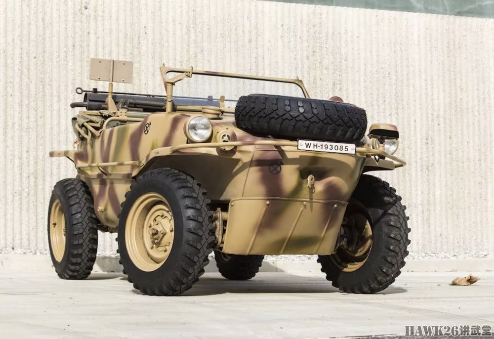 细看:大众166型水陆两用越野车 现存约500辆 拍卖价约15万美元_腾讯