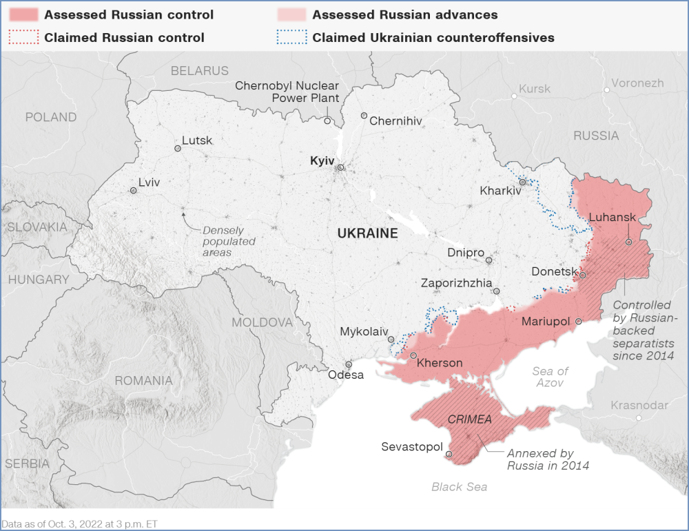 俄军继东线败退之后现在南线崩溃，美国再次急援乌克兰