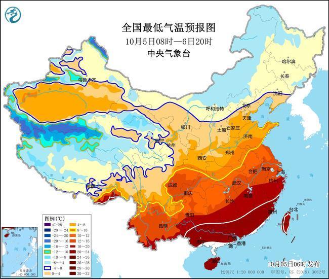 江南大部等局地降温可达8℃以上北京今晨最低温创下半年来新低