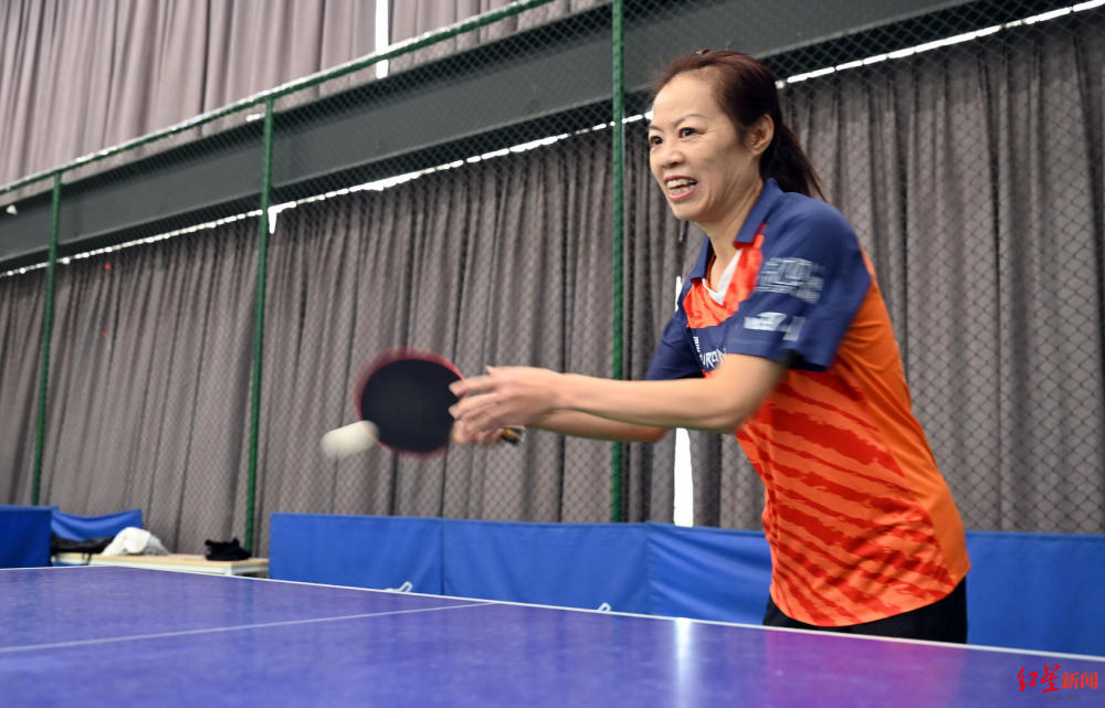 打卡丨14岁和陈龙灿当队友成都民间第一女单李燕一直在乒