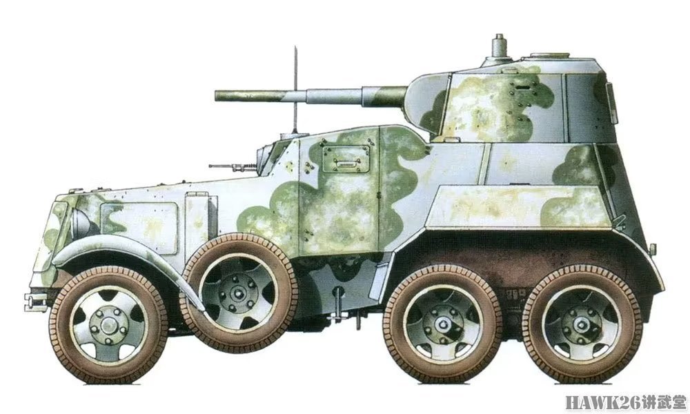 ba-10系列装甲车 配备45mm主炮 被苏军当作"廉价坦克"使用_腾讯新闻