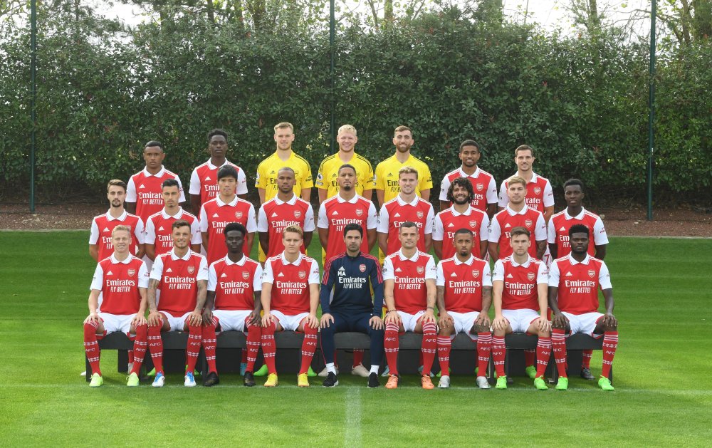 2022/23赛季阿森纳全家福来了!_腾讯新闻