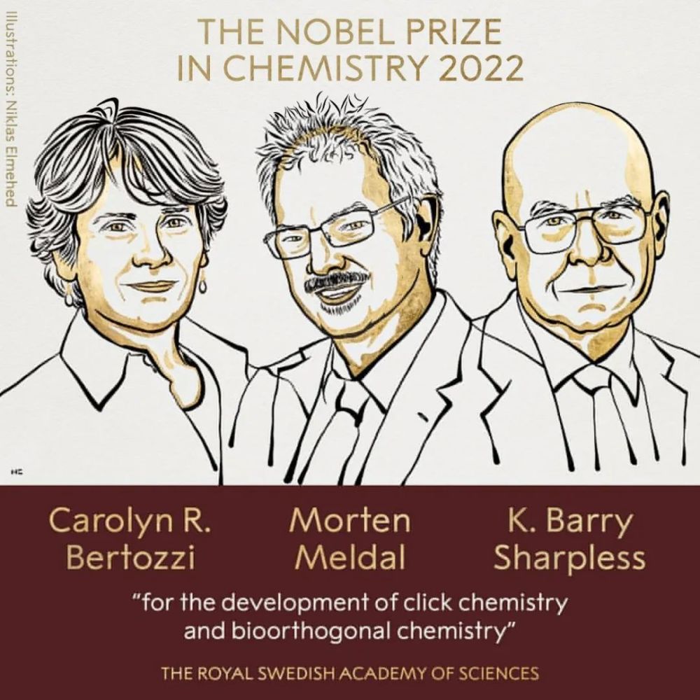 诺贝尔化学奖授予三位科学家，美国科学家巴里·沙普利斯系二度获奖金紫亦的减肥方法