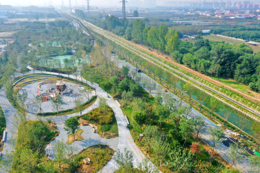 西堤公园有萌宠,绿动融合"绣"美景_腾讯新闻