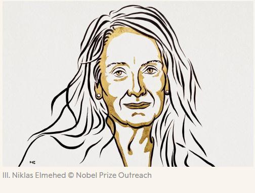 快讯：2022诺贝尔文学奖揭晓，法国作家安妮·艾诺获奖