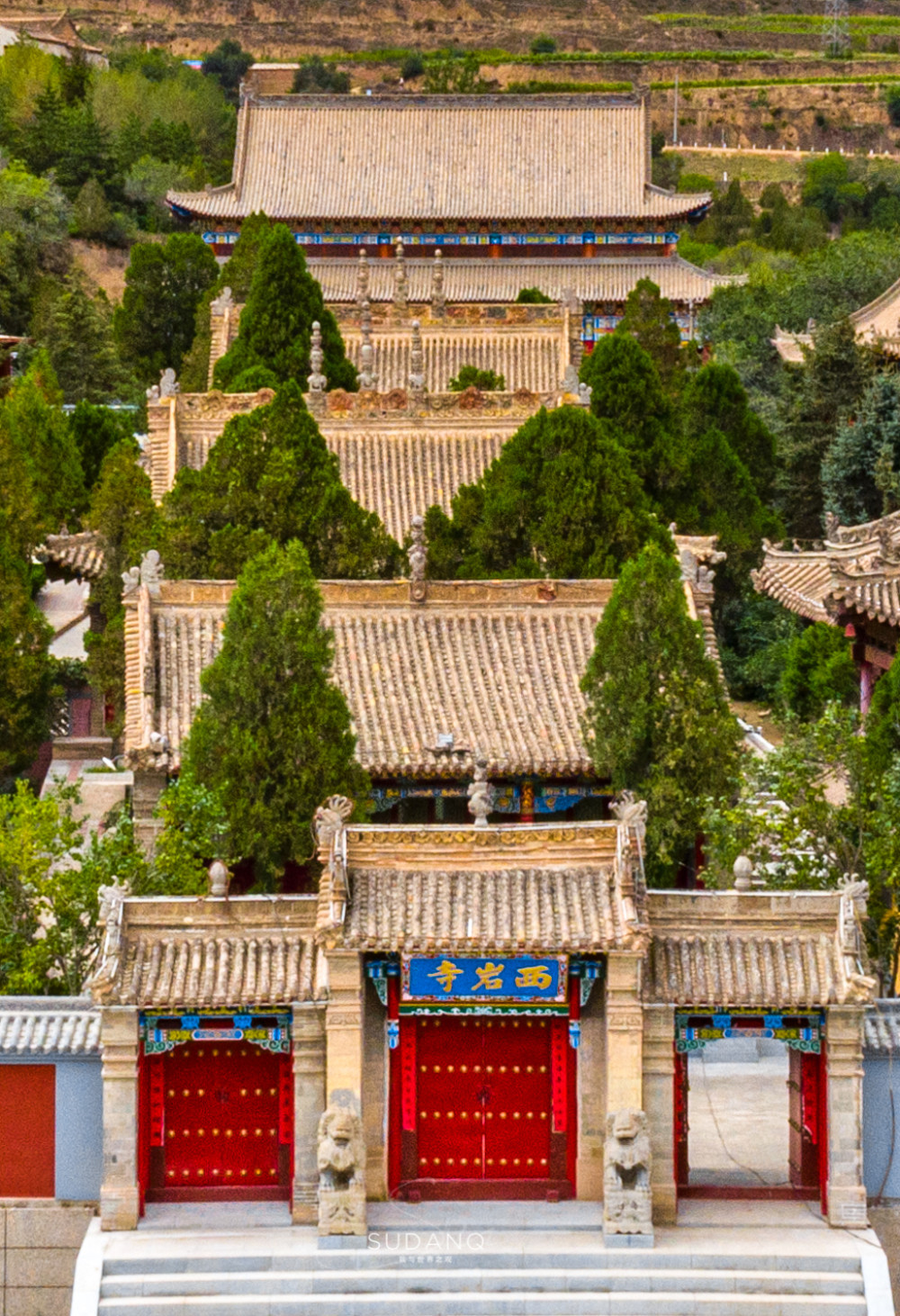 甘肃定西的这一座森林公园很不简单:植树造林,藏有百年古刹