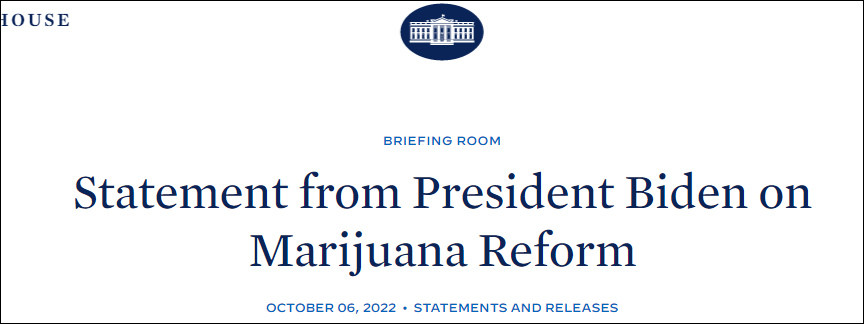 怎么看美国拜登政府将大麻合法化并赦免大麻犯罪？