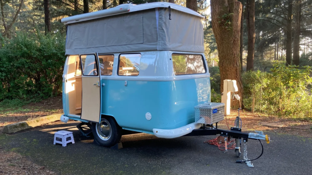 5款美式复古拖挂房车看看有你中意的吗