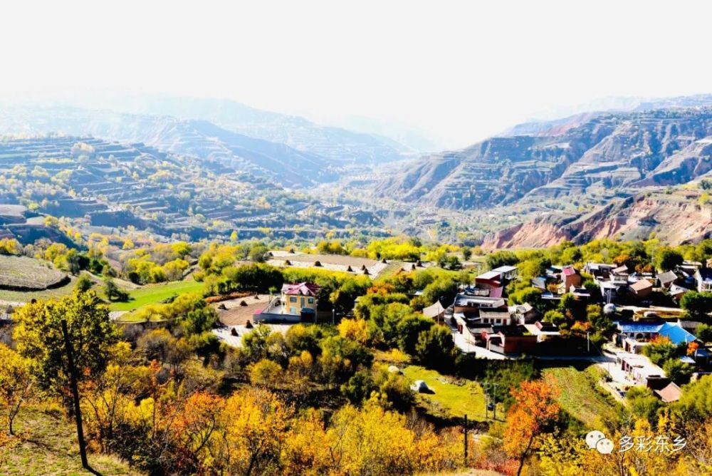 东乡:秋色染山川 十月"醉美"景_腾讯新闻