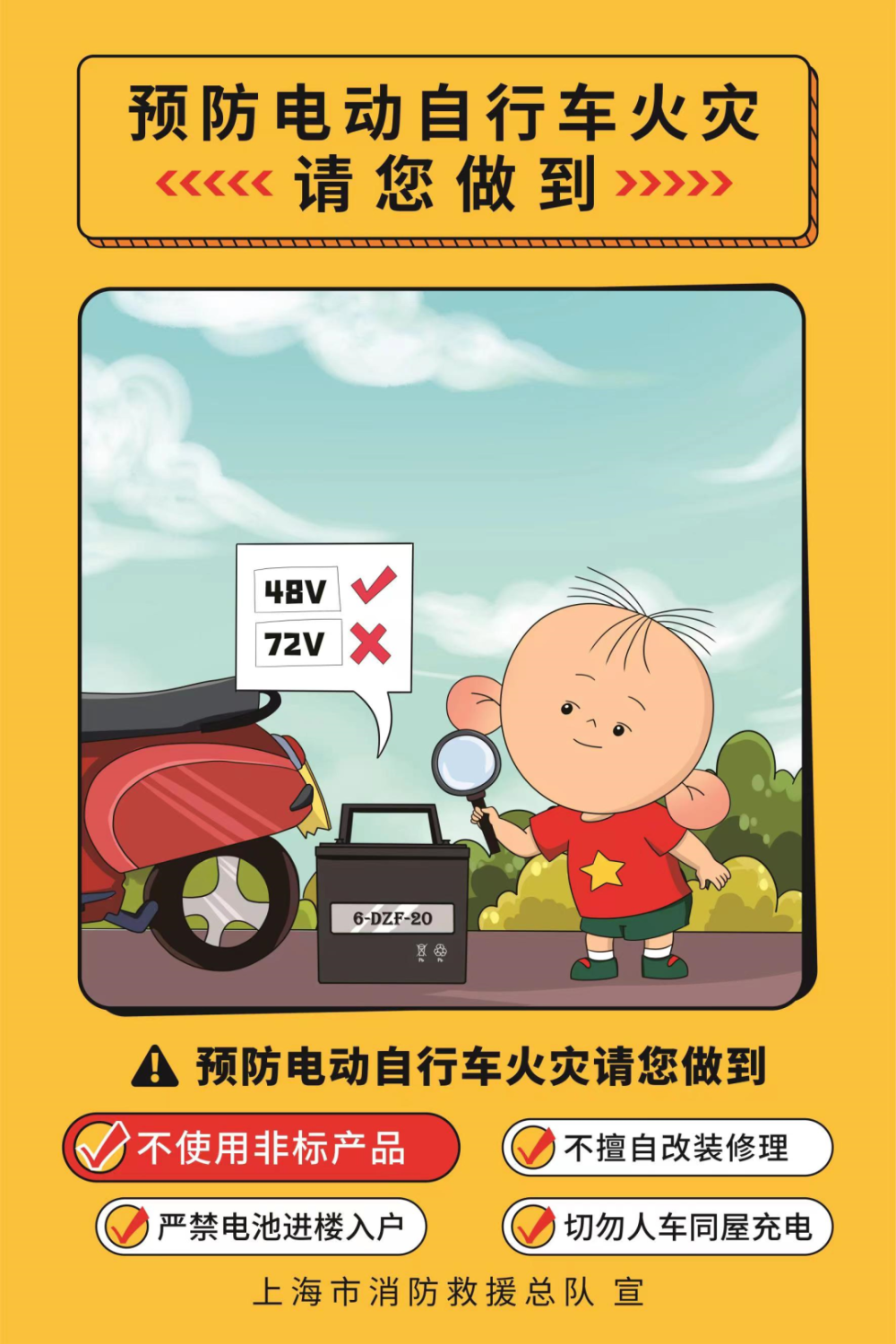 海报:图图带你学习电动车安全知识_腾讯新闻