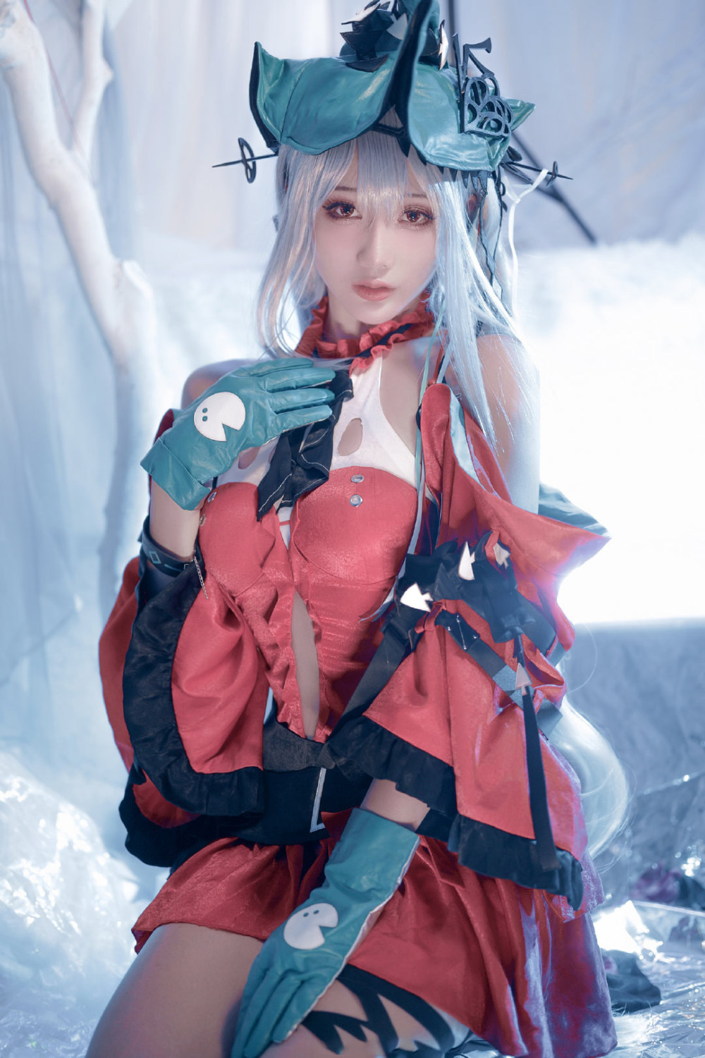 明日方舟濁心斯卡蒂cosplay