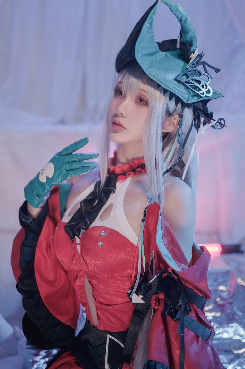 明日方舟濁心斯卡蒂cosplay