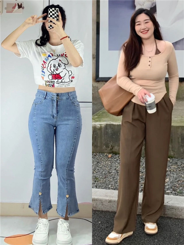 谁说"胯大"女生显腿粗?掌握这些穿衣技巧,显瘦又增高,快照做_腾讯新闻