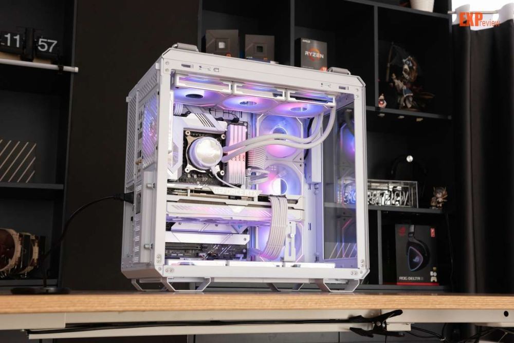 华硕tufgaminggt502弹药库机箱评测大方展示你的重兵利器