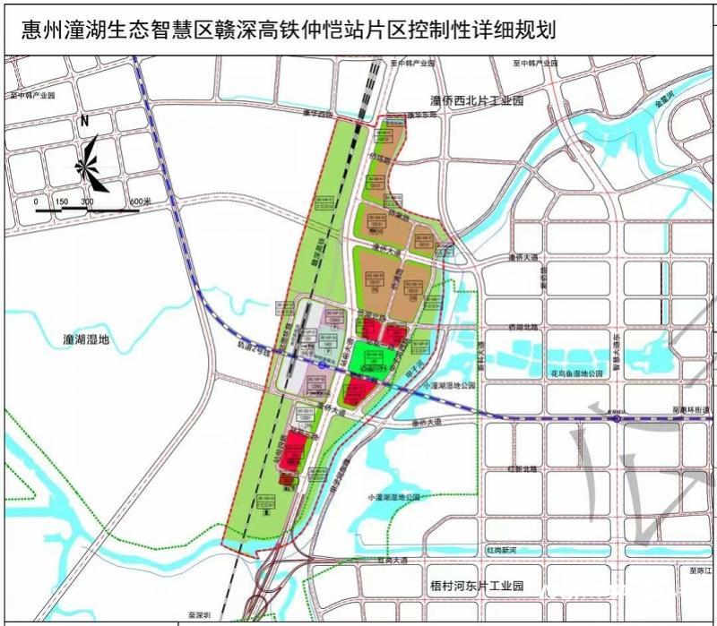 赣深高铁仲恺站规划图图片