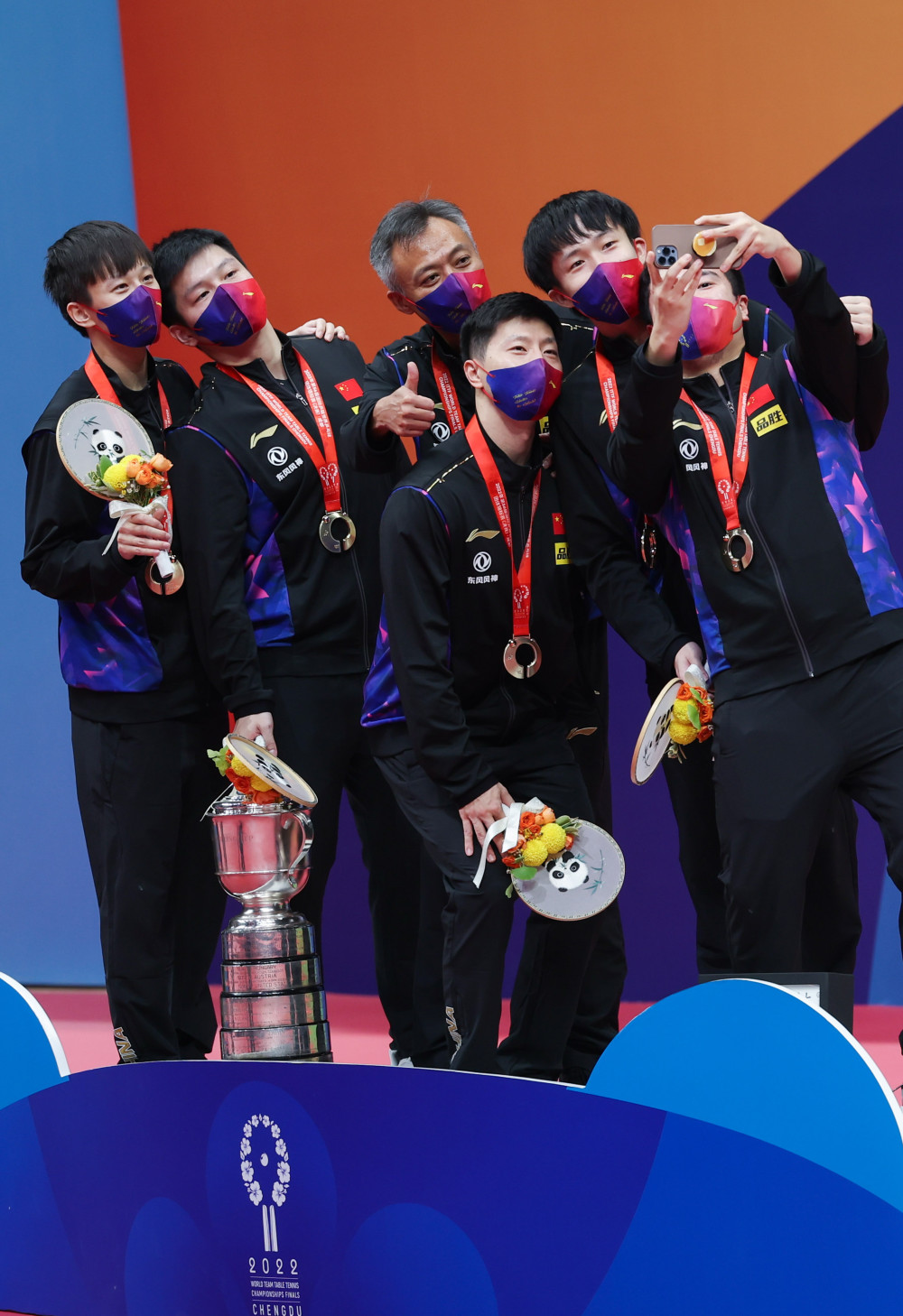 (体育)乒乓球——世乒赛团体赛男子决赛:中国队夺冠(5)