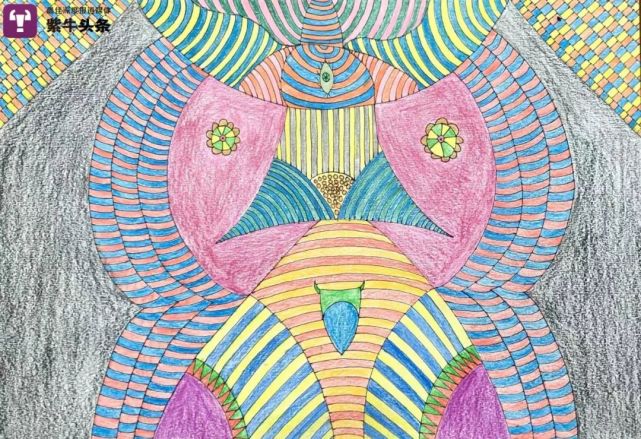 杨旻的作品《犀牛》杨旻说他喜欢画画,画画是把自己内心的想法抒发