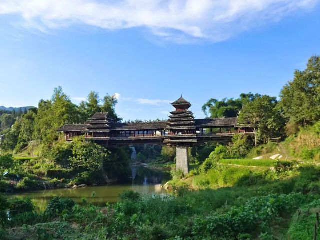 地坪风雨桥美好的重生