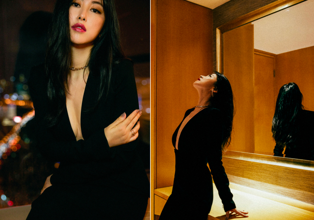 朱珠晒内衣大片太性感!腰肢纤细锁骨精致,皮肤白皙透亮眼神风情