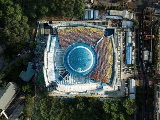 新馆建设已就位广州艺术博物院(广州美术馆)新馆设计以"水中盛放的