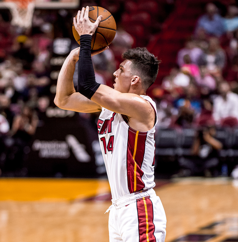 本场比赛最高光的球员就是热火的泰勒