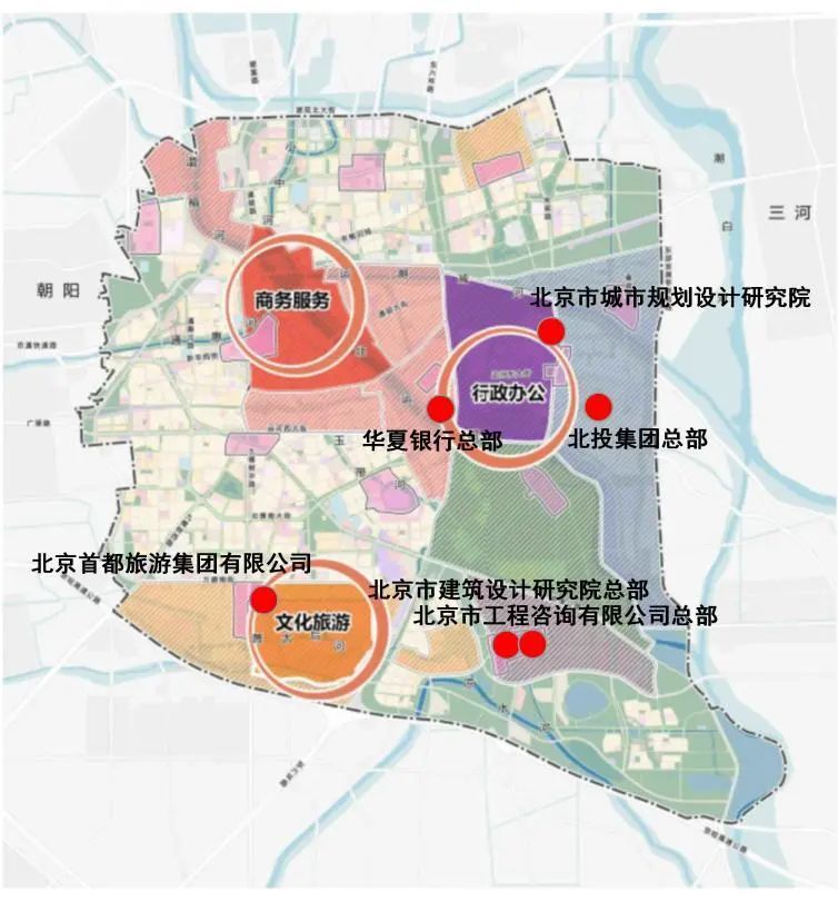 通州商务区规划图图片