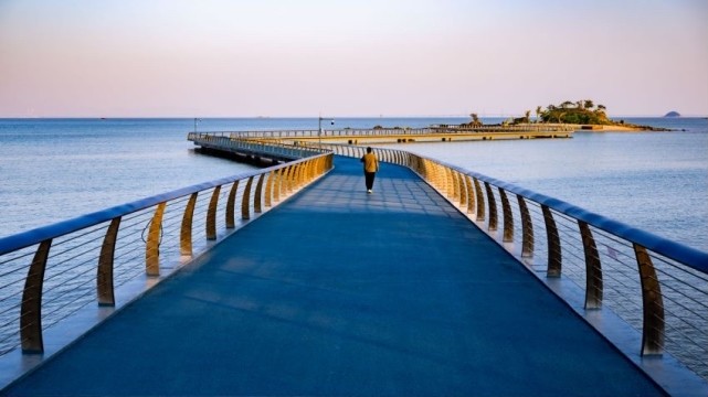 珠海:海天驿站景观栈道建成开放