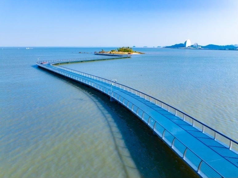 珠海海天驿站景观栈道建成开放
