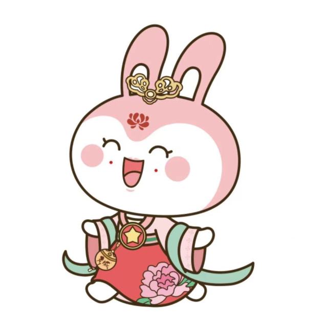 今日洛阳市首个县区级共青团ip形象花团锦兔上线