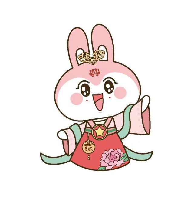 今日洛阳市首个县区级共青团ip形象花团锦兔上线