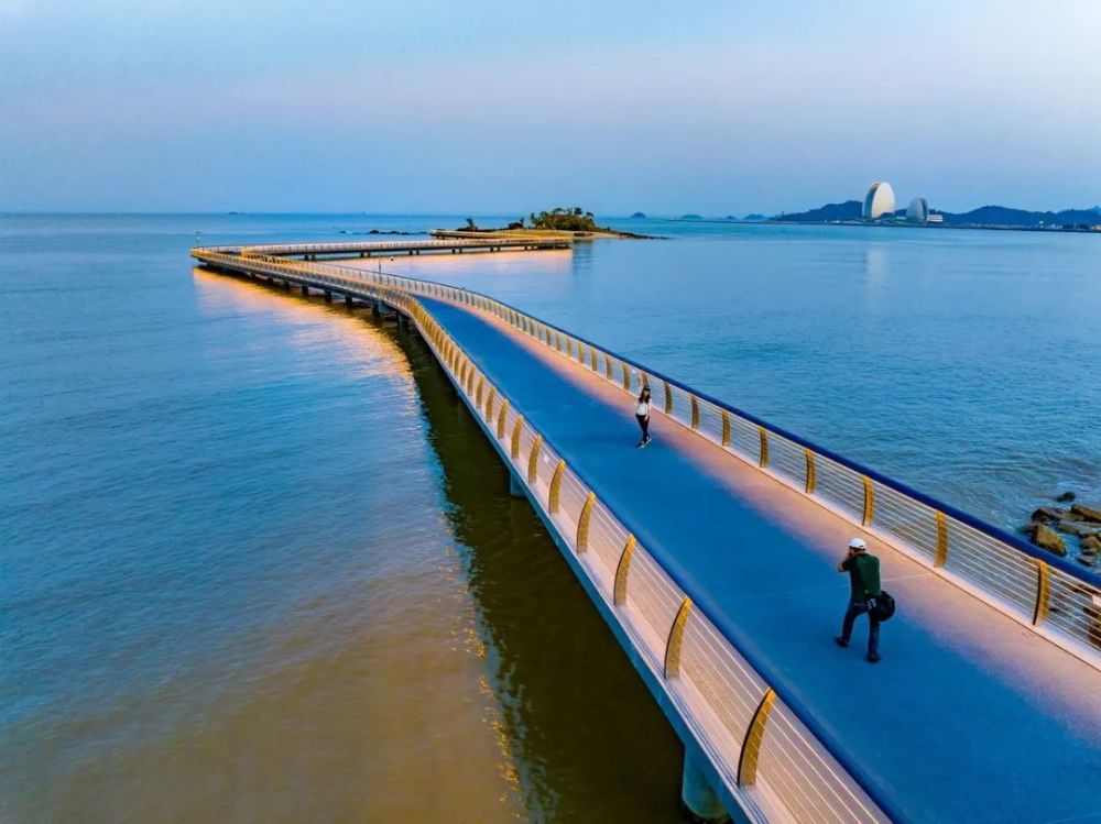 免费开放珠海全新海上栈道360观山望海