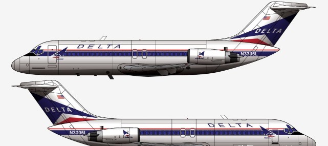 美国航空dc10客机画法图片