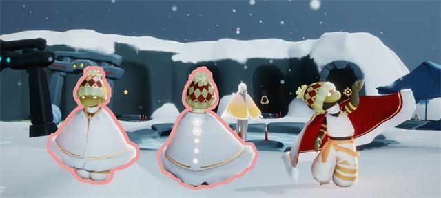 光遇:圣诞节四款斗篷对比,雪花礼包是巅峰,新道具像雪娃娃