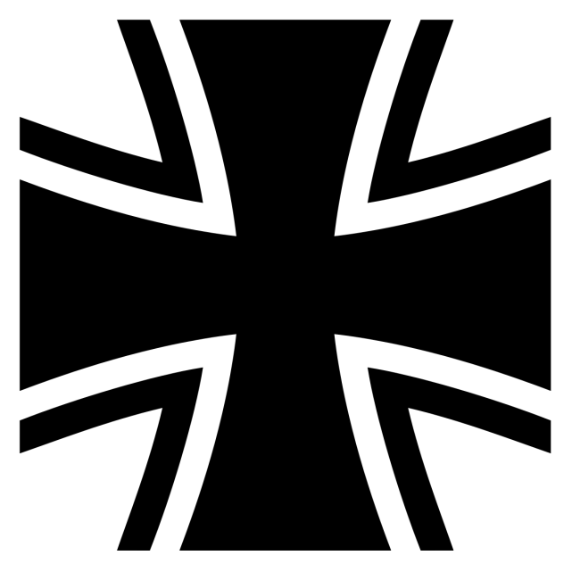 后来东西德统一,两德的军事装备识别标志也统一成为了传统的铁十字