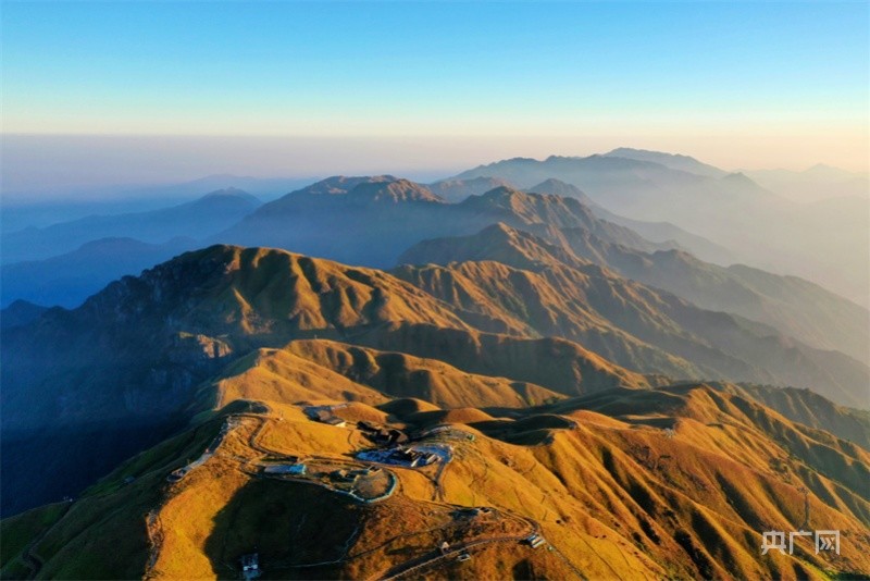 江西武功山:金色高山草甸 描绘秋日风光_腾讯新闻