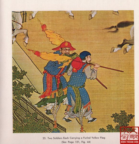 详解李宁“笠形盔”：从《免胄图》到《出警入跸图》再到定陵铁盔_腾讯新闻