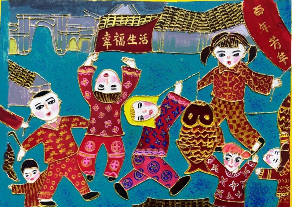 老家青田我代言作品展九十三之画家乡幸福生活青田魅力