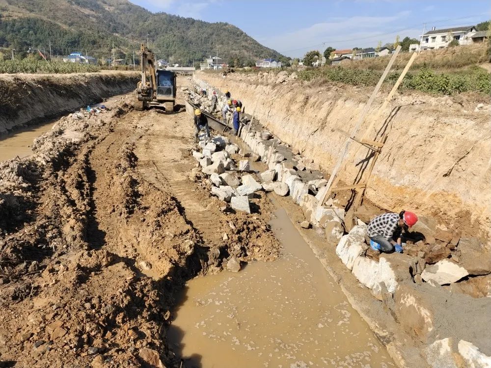 主要建设任务为河道疏浚,堤防加高培厚,浆砌石挡墙护岸,新建河坝和