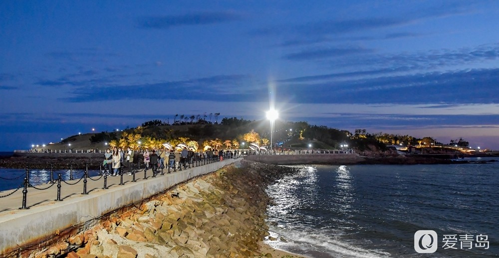 小麦岛夜景再出圈_腾讯新闻